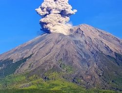 Gunung Semeru kembali erupsi dengan letusan setinggi 700 meter