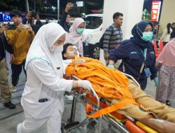 korban ledakan di SMAN 72 Jakarta yang kini tengah menjalani