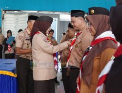 Perkuat Pembinaan Karakter Kwarran Aimas Lantik Mabigus
